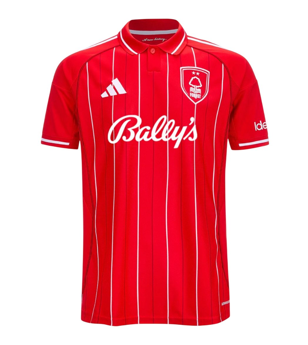 CAMISETA NOTTINGHAM FOREST 2025/26 1A EQUIPACION