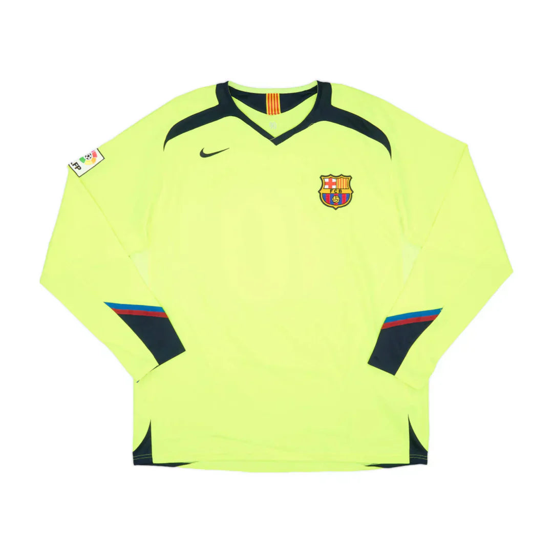 CAMISETA FC BARCELONA 2005-06 2A EQUIPACIÓN MANGA LARGA