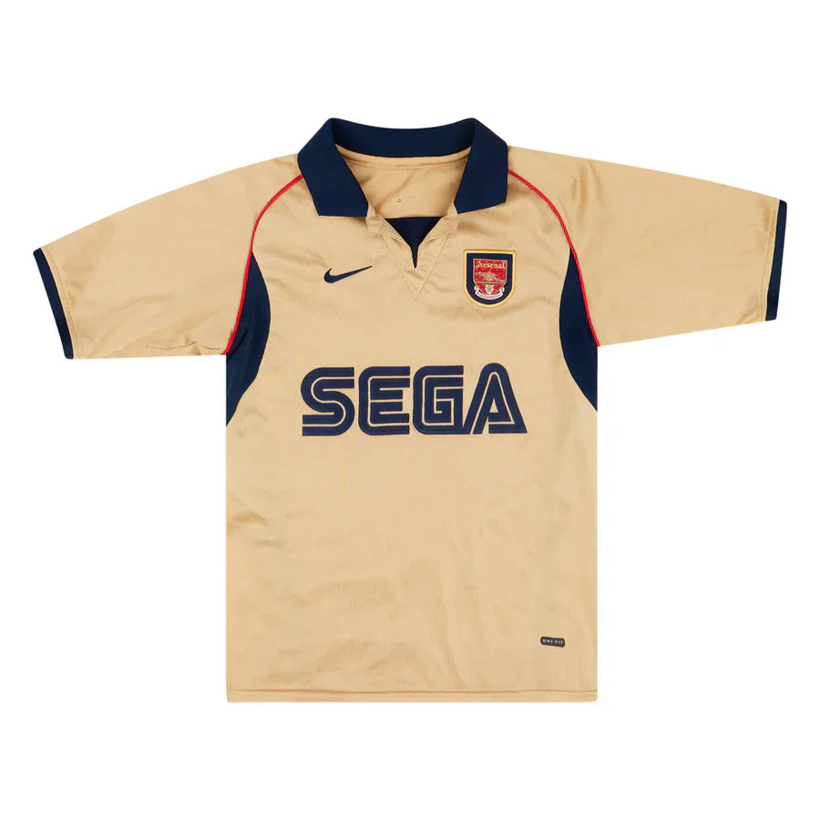 CAMISETA ARSENAL 2001-02 2A EQUIPACION