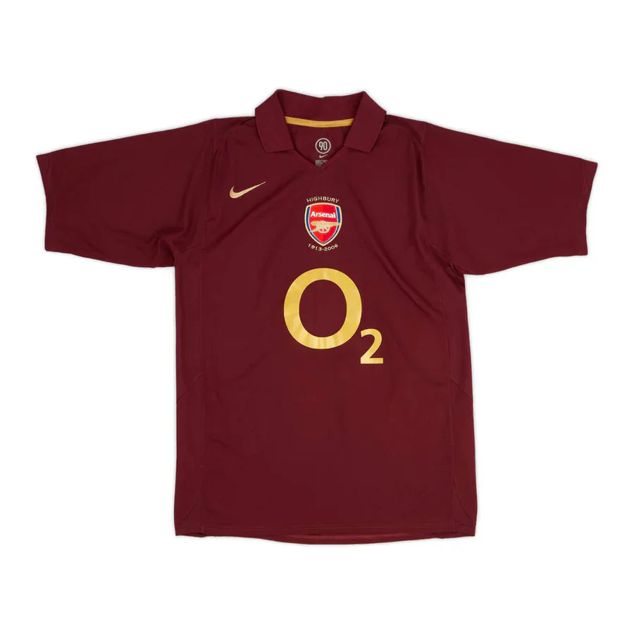 CAMISETA 2005-06 ARSENAL 1A EQUIPACION
