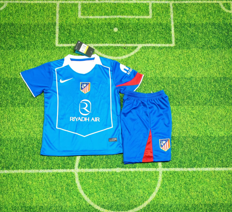 KIT NIÑO ATLETICO DE MADRID 2025/26 3A EQUIPACION