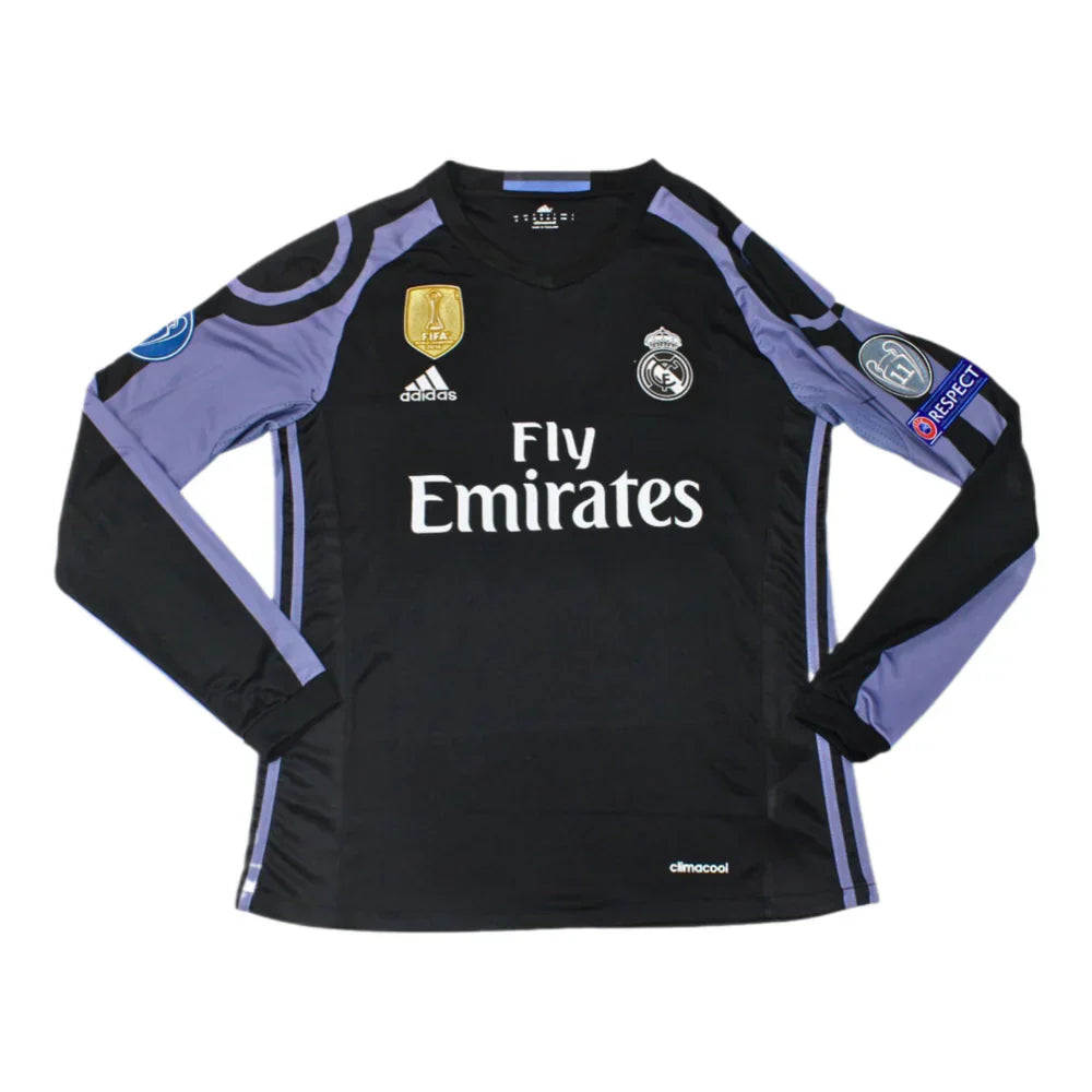 CAMISETA REAL MADRID 2016/17 3A EQUIPACIÓN MANGA LARGA