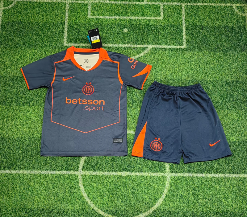 KIT NIÑO INTER MILAN 2025/26 3A EQUIPACION