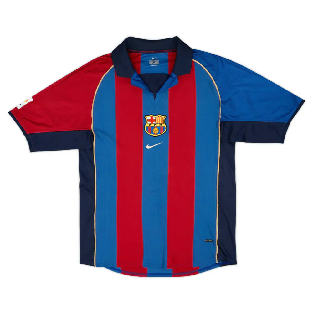 CAMISETA FC BARCELONA 2001/02 1A EQUIPACIÓN