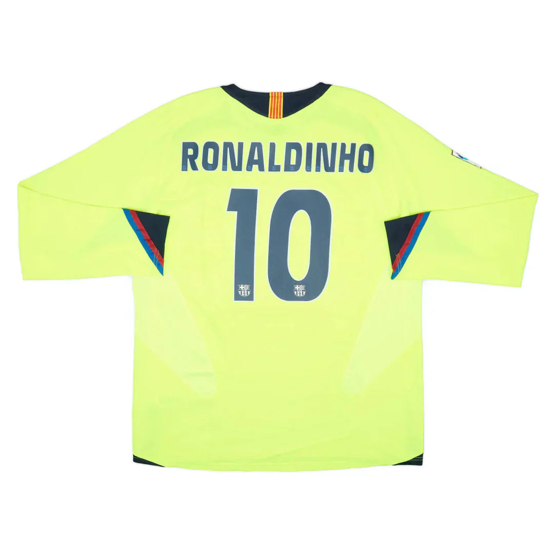 CAMISETA FC BARCELONA 2005-06 2A EQUIPACIÓN MANGA LARGA