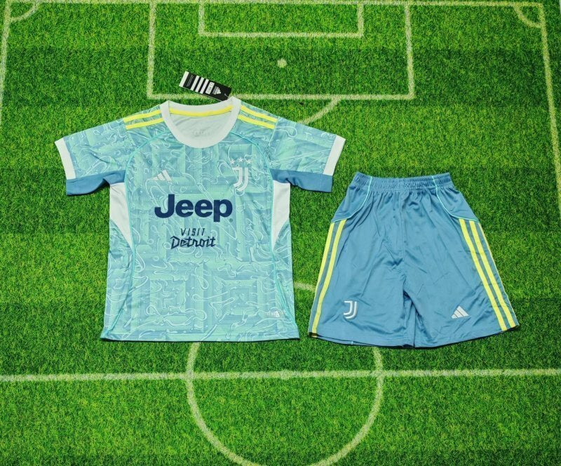 KIT NIÑO JUVENTUS 2025/26 2A EQUIPACION