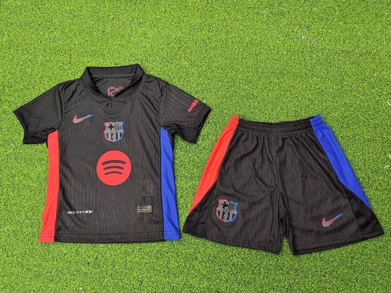 KIT NIÑO FC BARCELONA 2024-25 2A EQUIPACIÓN
