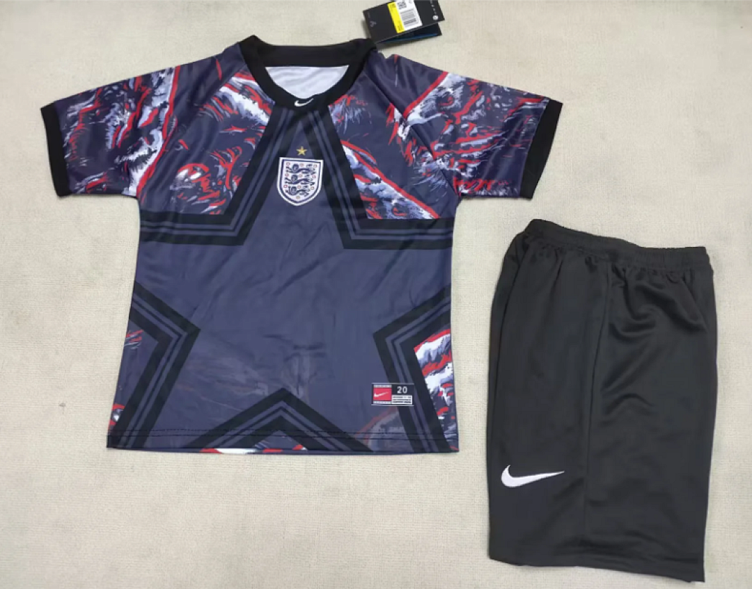 KIT NIÑO INGLATERRA 2026 2A EQUIPACION PORTERO NEGRO