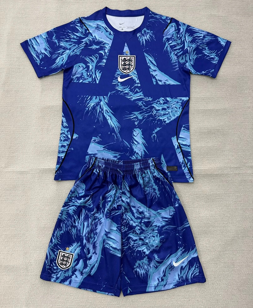 KIT NIÑO INGLATERRA 2026 1A EQUIPACION PORTERO AZUL