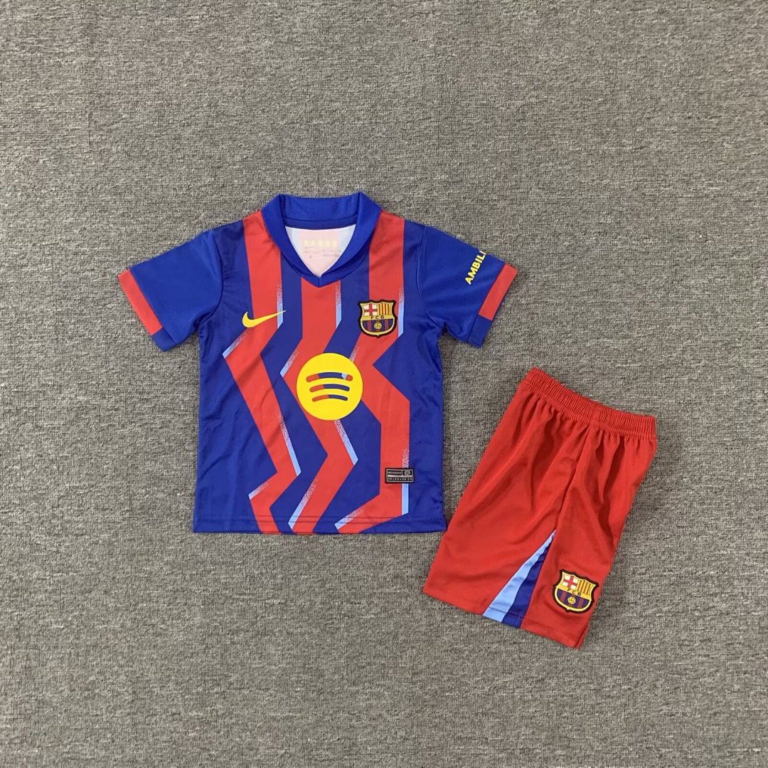 KIT NIÑO FC BARCELONA 2025-26 4A EQUIPACIÓN