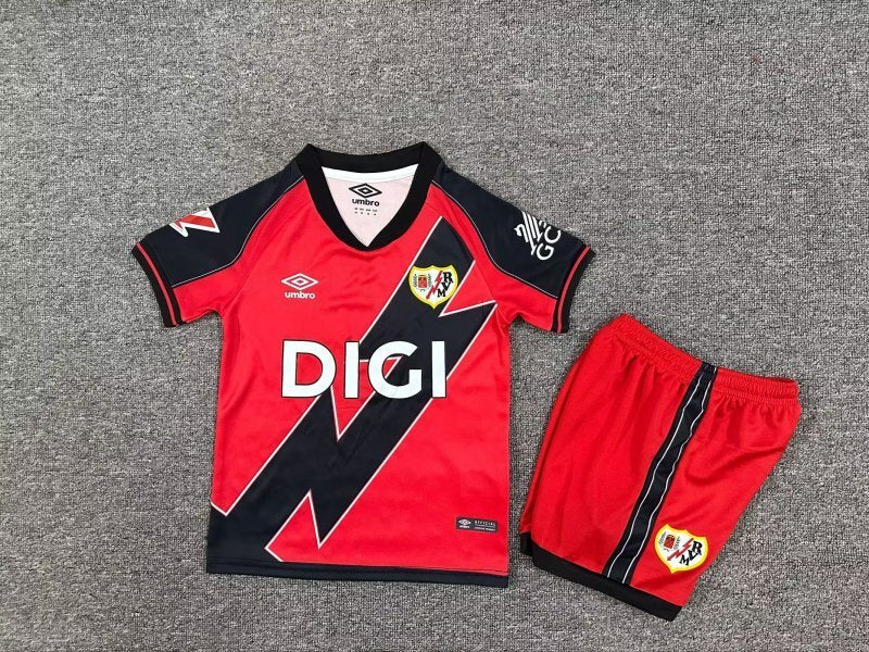 KIT NIÑO RAYO VALLECANO 2025/26 2A EQUIPACION