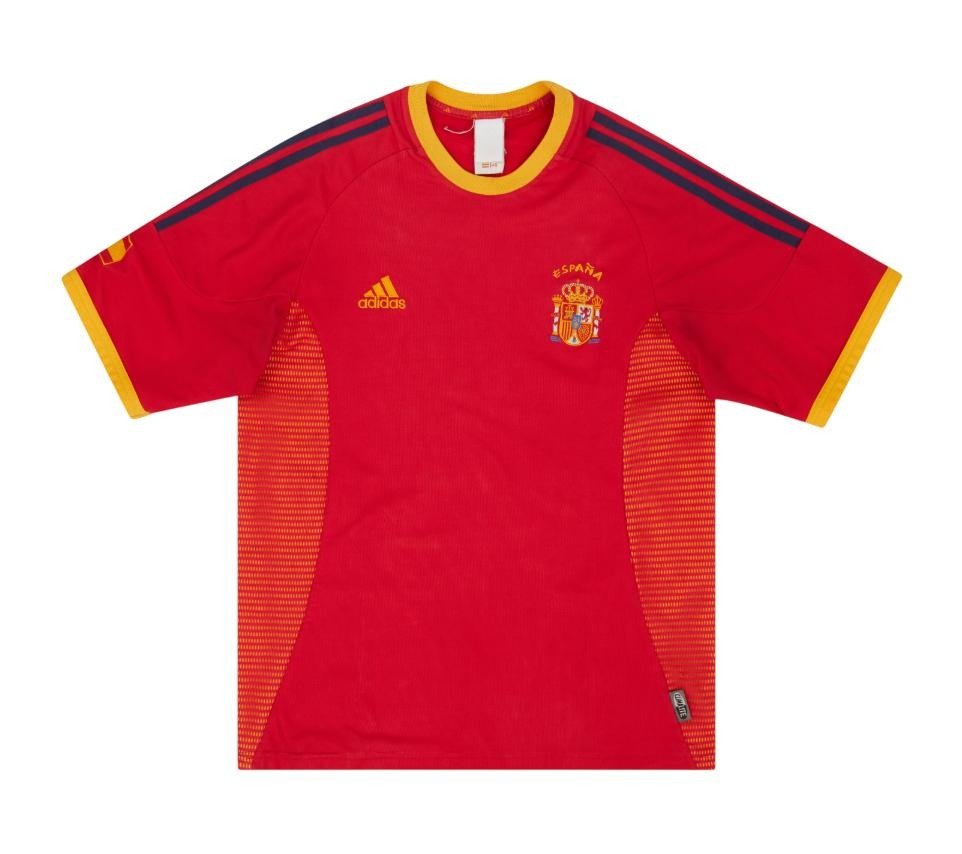 CAMISETA ESPAÑA 2002 1A EQUIPACION