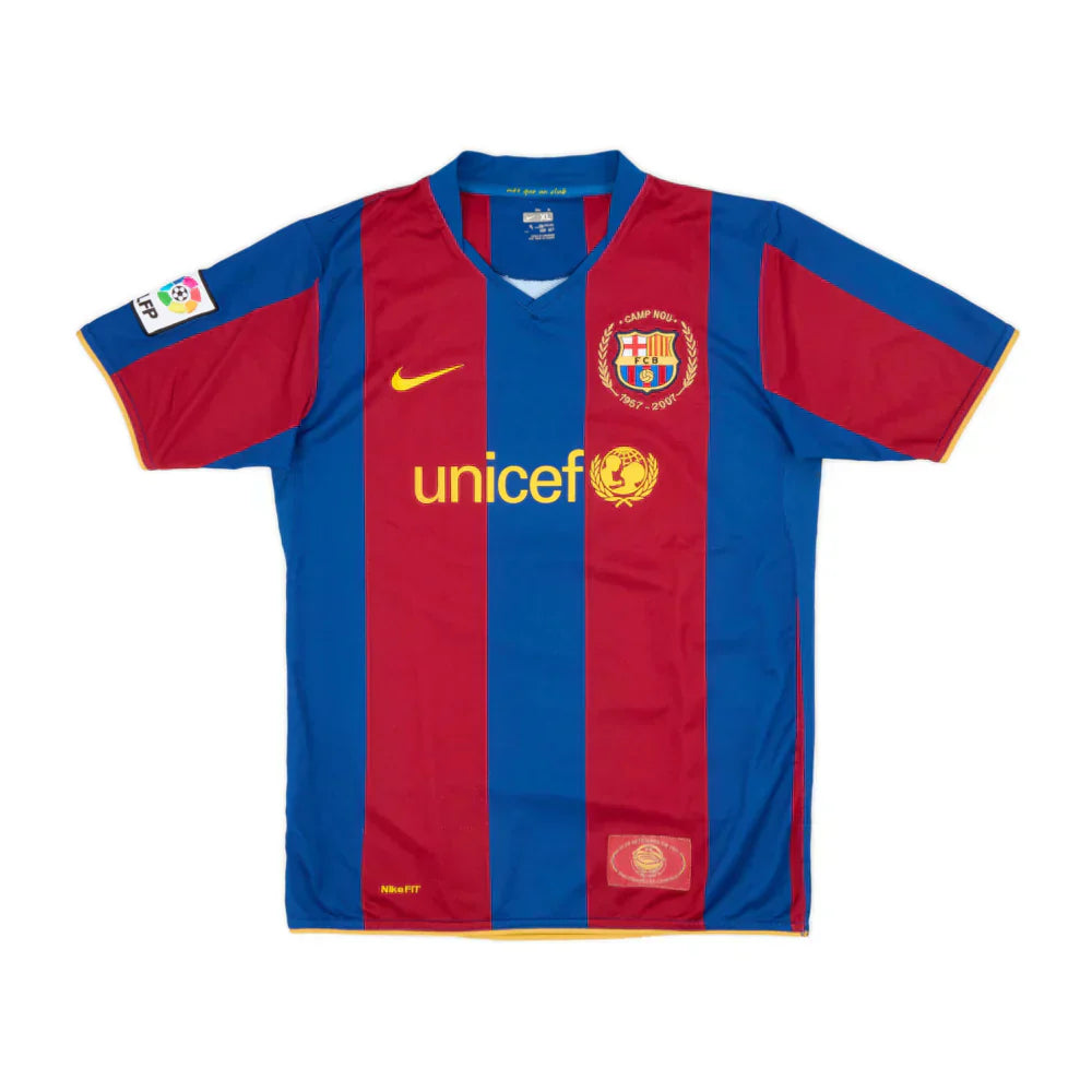 CAMISETA FC BARCELONA 2007-08 1A EQUIPACIÓN
