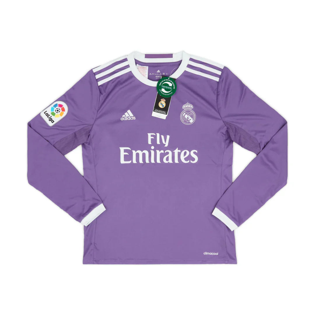 CAMISETA REAL MADRID 2016/17 2A EQUIPACIÓN MANGA LARGA