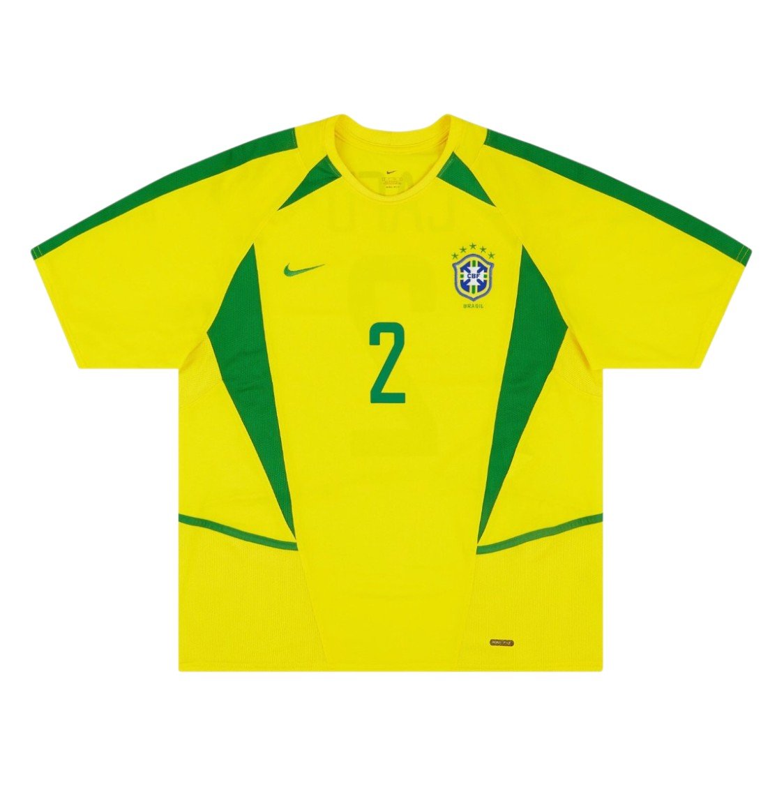 CAMISETA BRASIL 2002 1A EQUIPACION