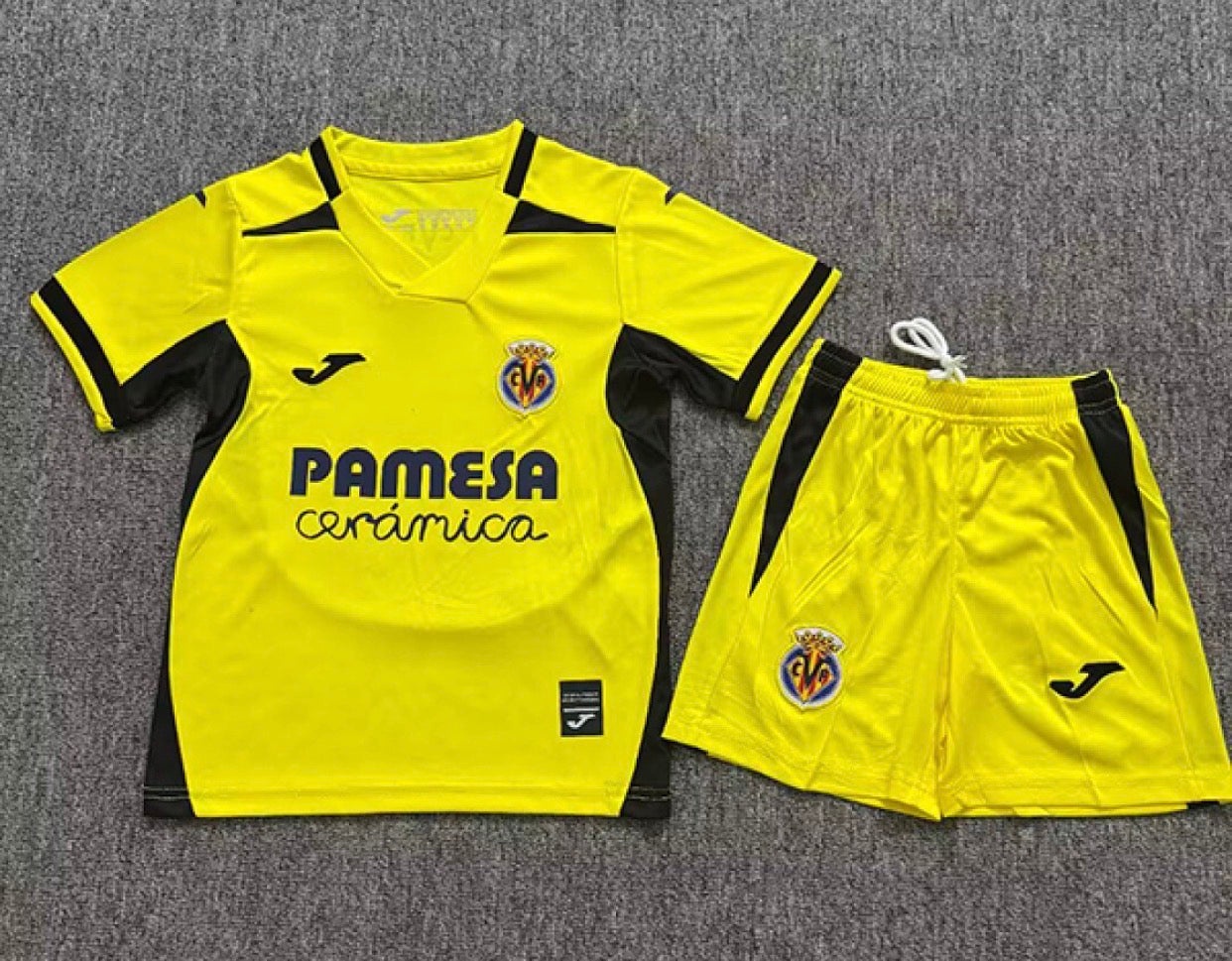 KIT NIÑO VILLARREAL 2025-26 1A EQUIPACION
