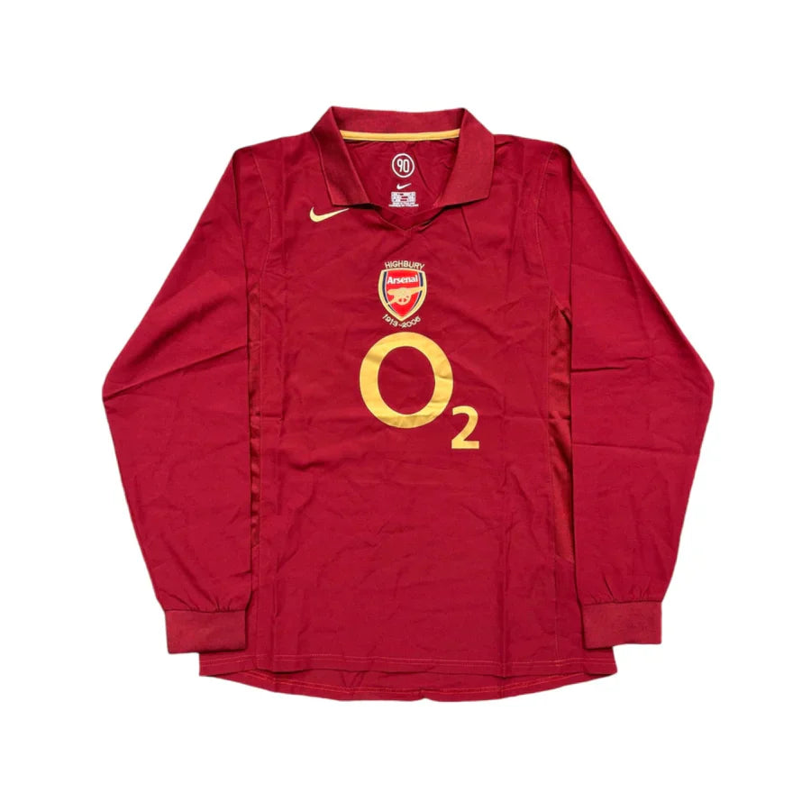 CAMISETA ARSENAL 2005-06 1A EQUIPACION MANGA LARGA