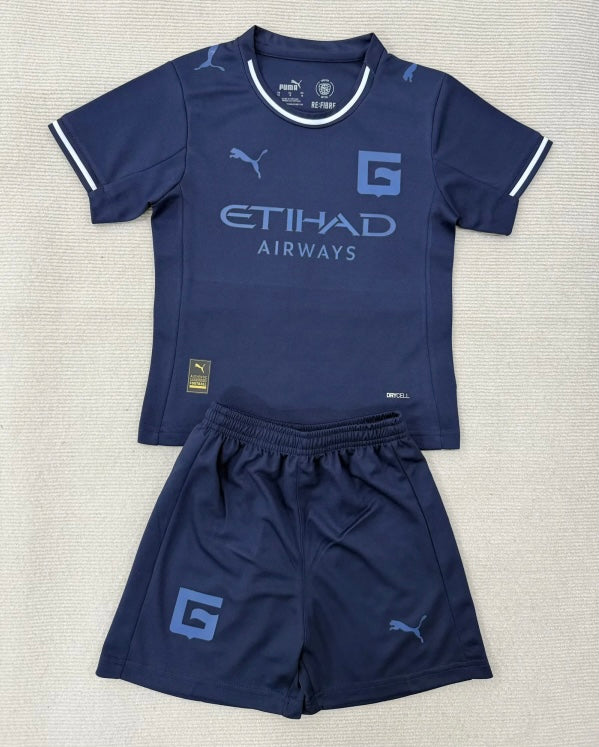 KIT NIÑO GIRONA CF 2025-26 3A EQUIPACION