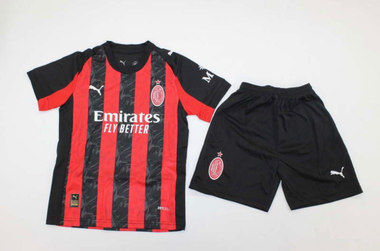 KIT NIÑO AC MILAN  2025/26 1A EQUIPACION